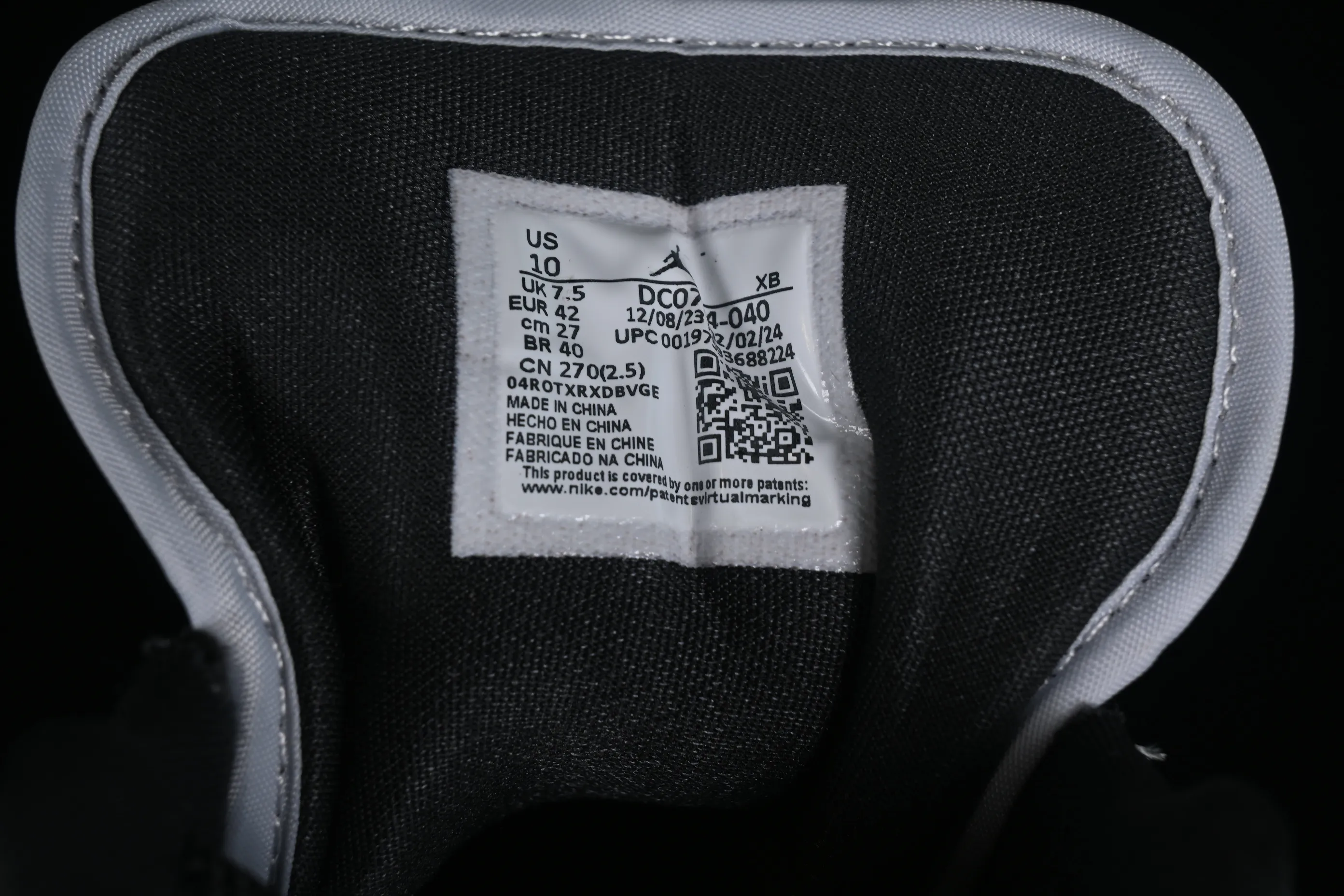 All categories Air Jordan Jordan series basketball shoes Air Jordan 1 Low G version pure original Air Jordan 1 Low AJ1 Joe 1 black gray blue hook low-top cultural basketball shoes DC0774-040